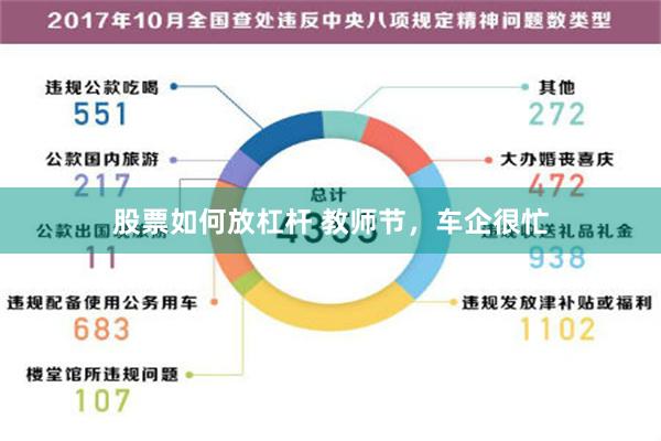 股票如何放杠杆 教师节，车企很忙