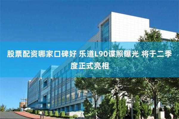 股票配资哪家口碑好 乐道L90谍照曝光 将于二季度正式亮相