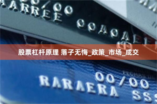 股票杠杆原理 落子无悔_政策_市场_成交