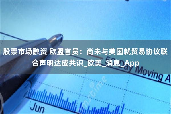 股票市场融资 欧盟官员：尚未与美国就贸易协议联合声明达成共识_欧美_消息_App
